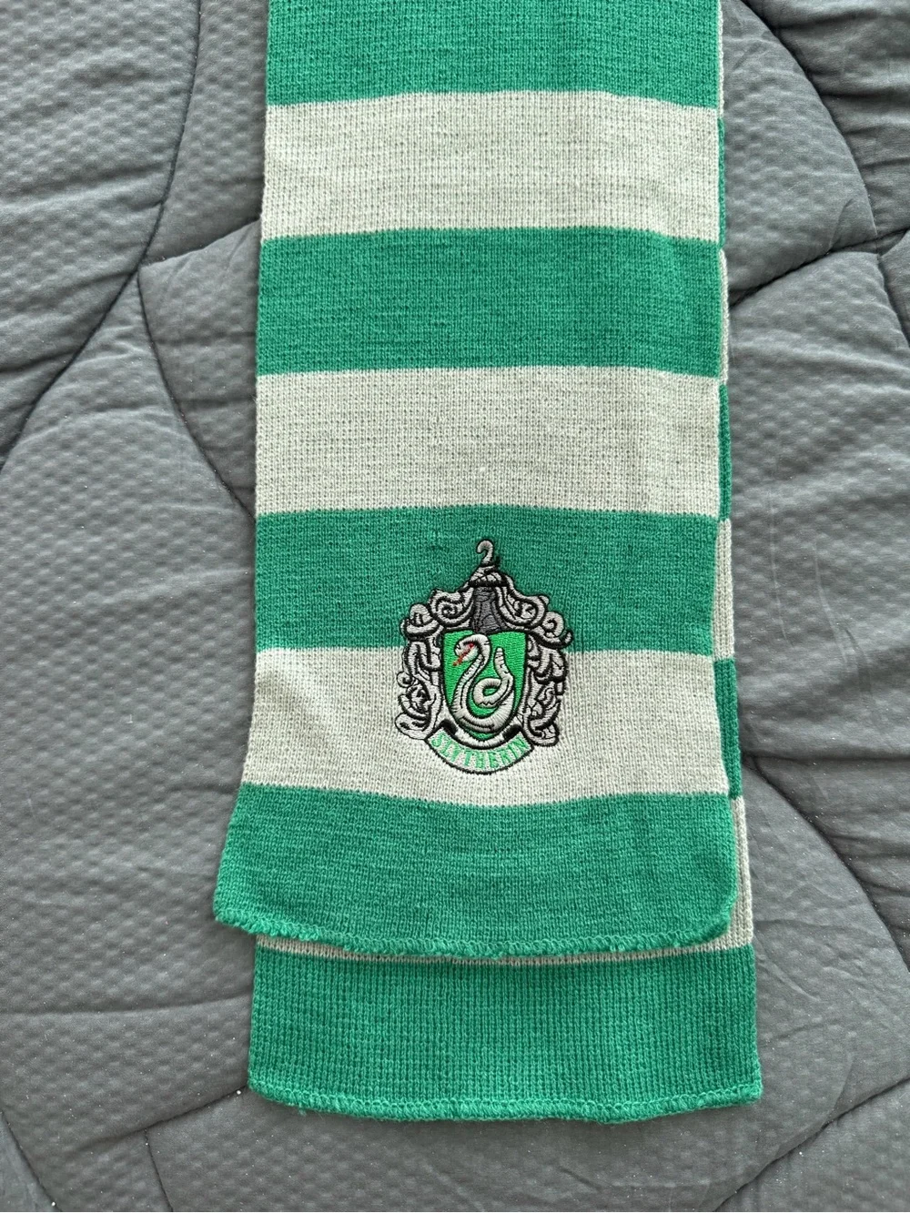 Slytherin Hooded Kids 10-12 years Costume Robe + Black & Green scarf